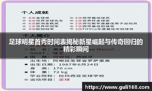 足球明星首秀时间表揭秘新星崛起与传奇回归的精彩瞬间